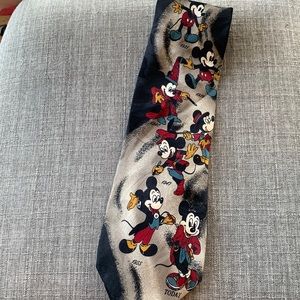 Disney Mickey Mouse Through the Years Silk tie